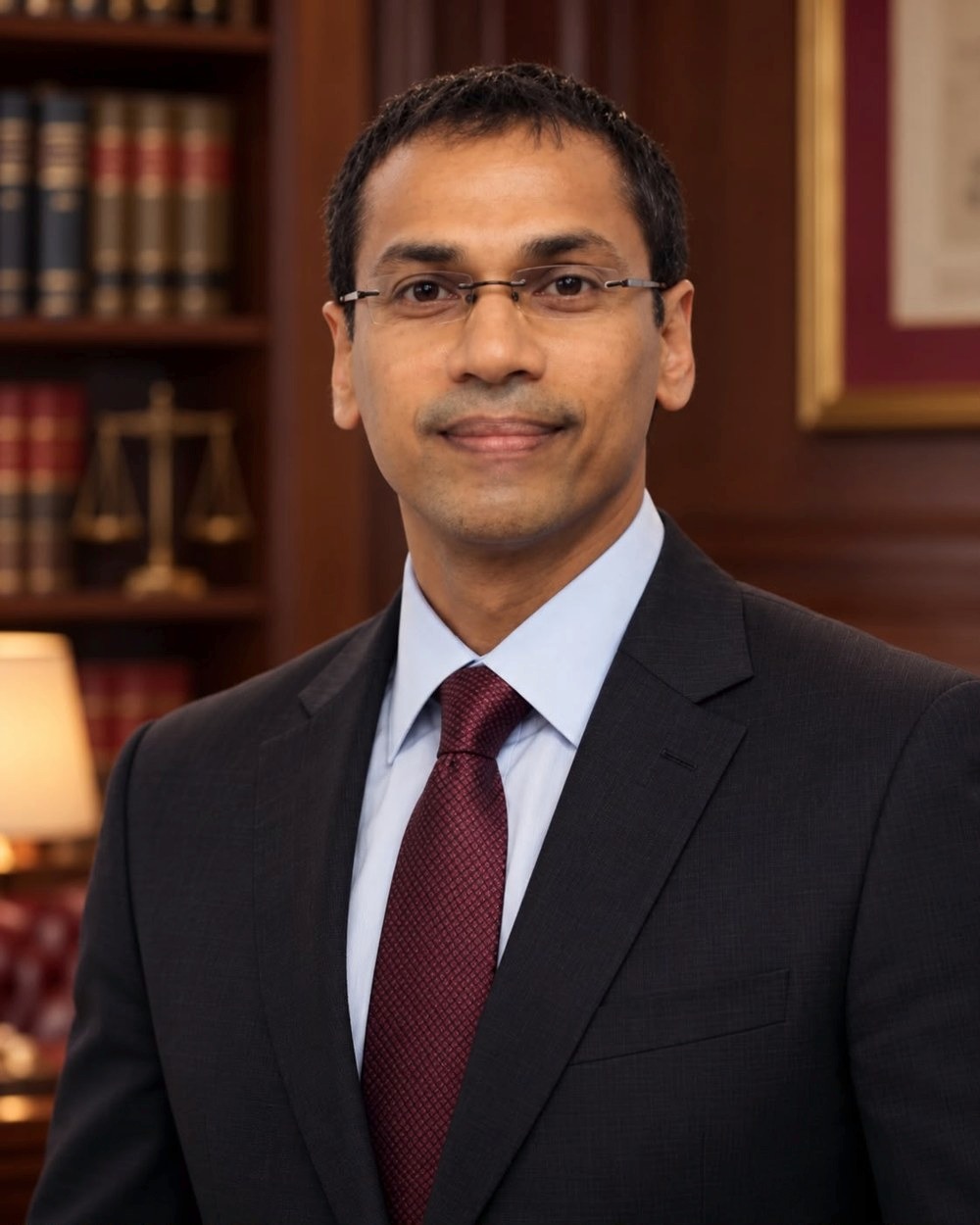 Rakesh R. Rampertab in his law office